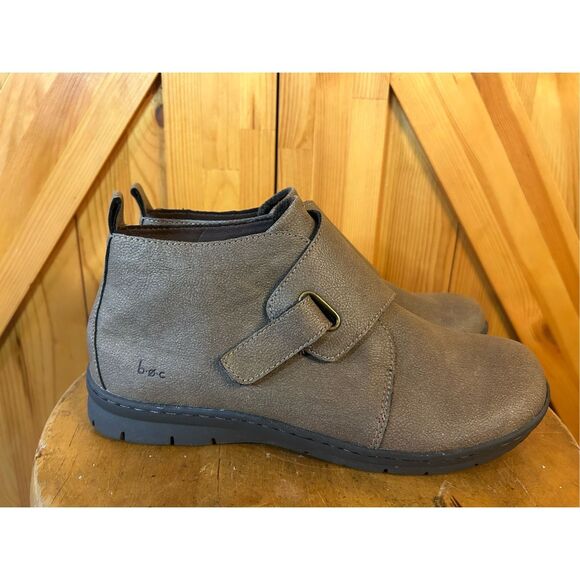 Boc Ankle Boots Kington Women's Brown Leather Nubuck Size US 9M - Picture 1 of 9